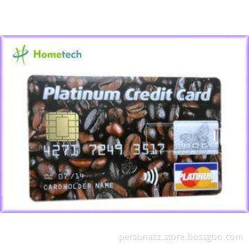 Customized Gift Plastic Credit Card USB Storage Device